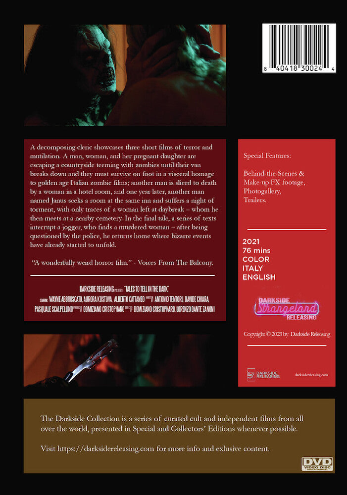 Tales to Tell in the Dark - Back Panel - 