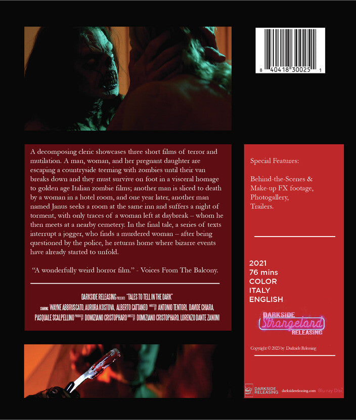 Tales to Tell in the Dark - Back Panel - 