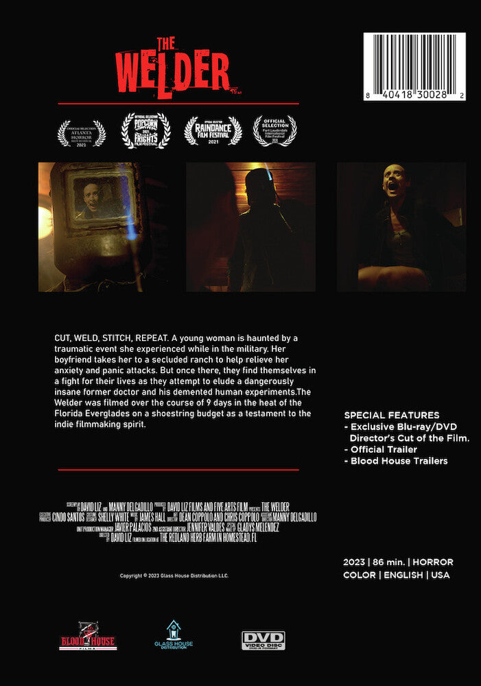 the welder - Back Panel - DVD