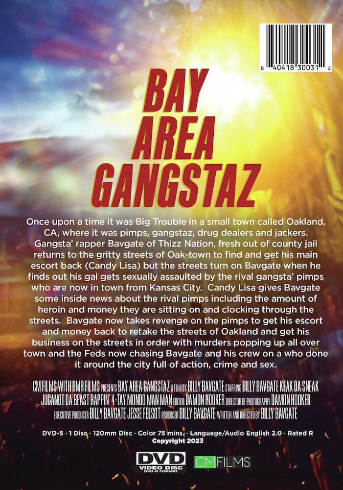 bay area gangstaz - Back Panel - DVD