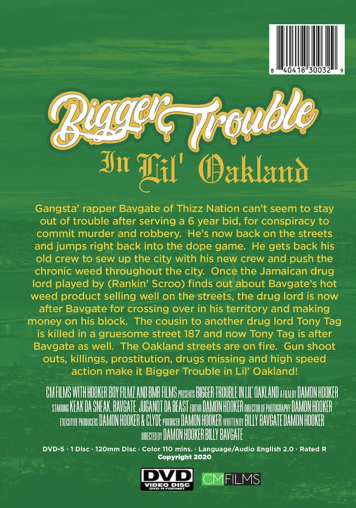 bigger trouble in lil' oakland - Back Panel - DVD