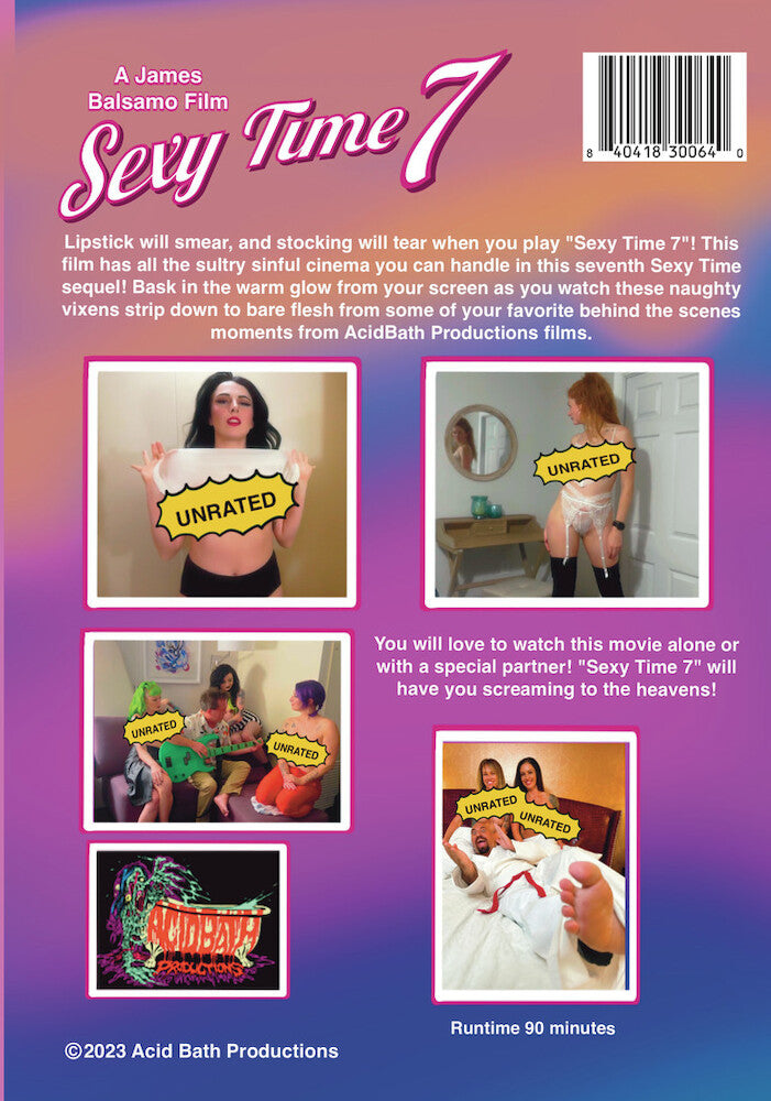 Sexy Time 7 - Back Panel - 