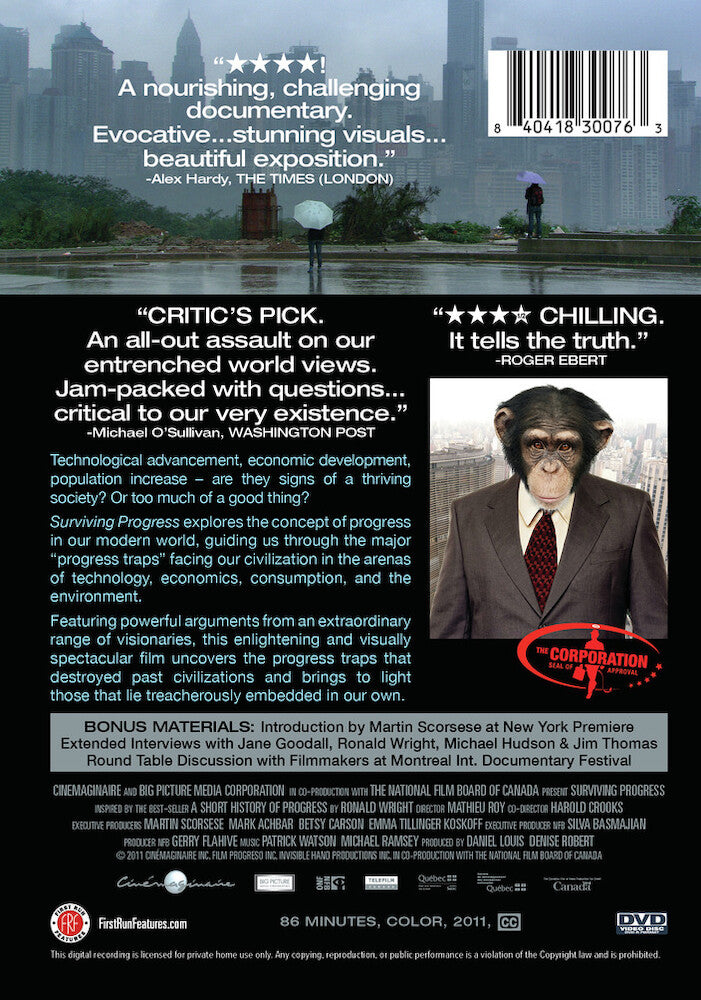 surviving progress - Back Panel - DVD
