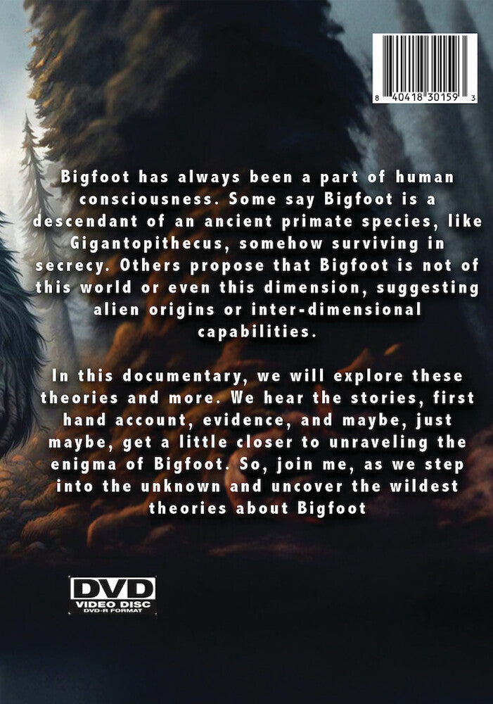 Beyond the Legend: Bigfoot Gone WIld - Back Panel - 