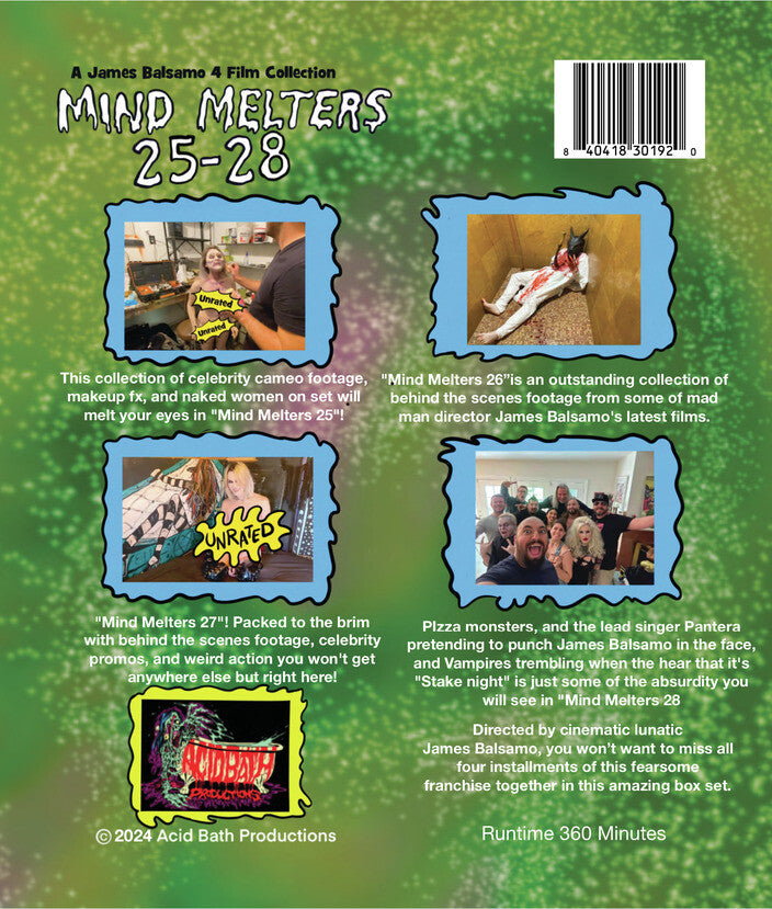 Mighty Melters! Mind Melters 25-28 Collection! - Back Panel - 