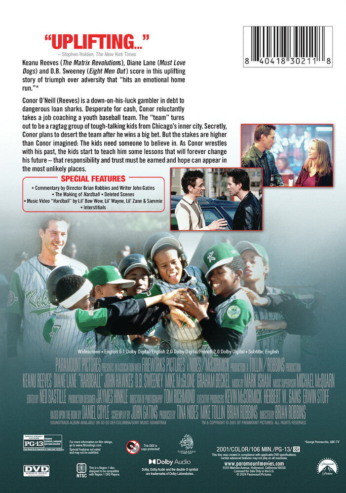 hardball - Back Panel - DVD
