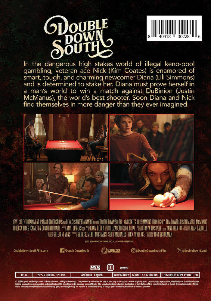 double down south - Back Panel - DVD