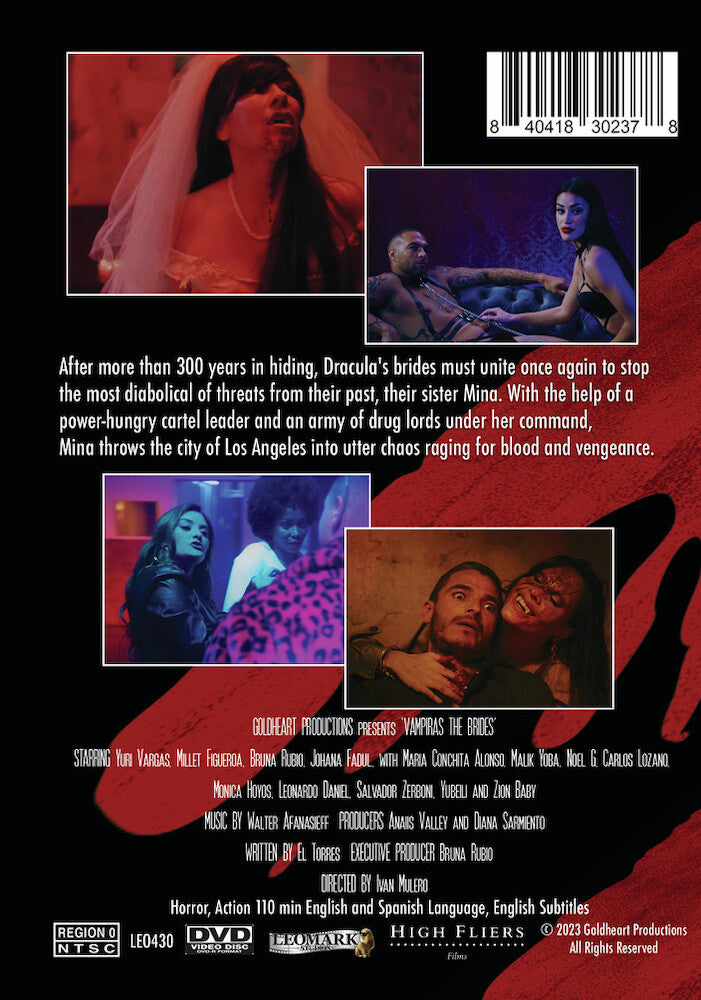 vampiras: the brides - Back Panel - DVD