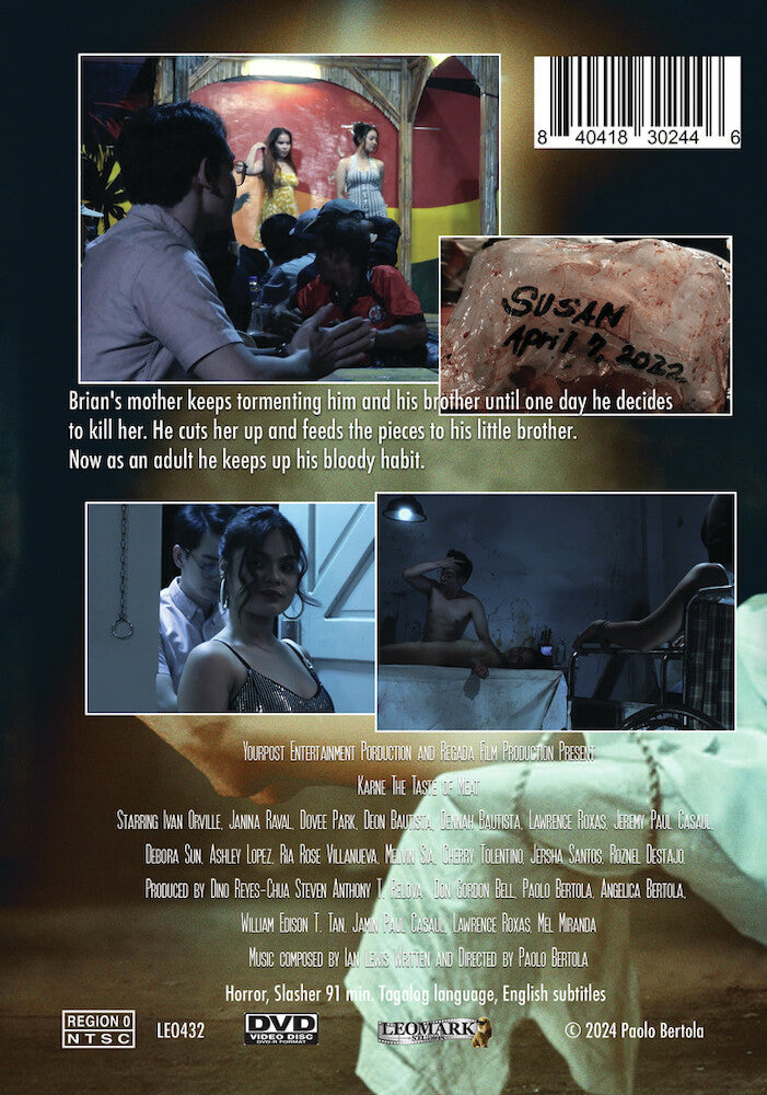 karne: the taste of meat - Back Panel - DVD