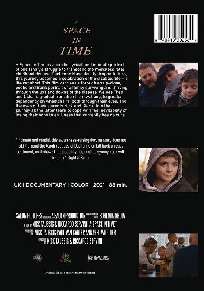 A Space in Time - Back Panel - 