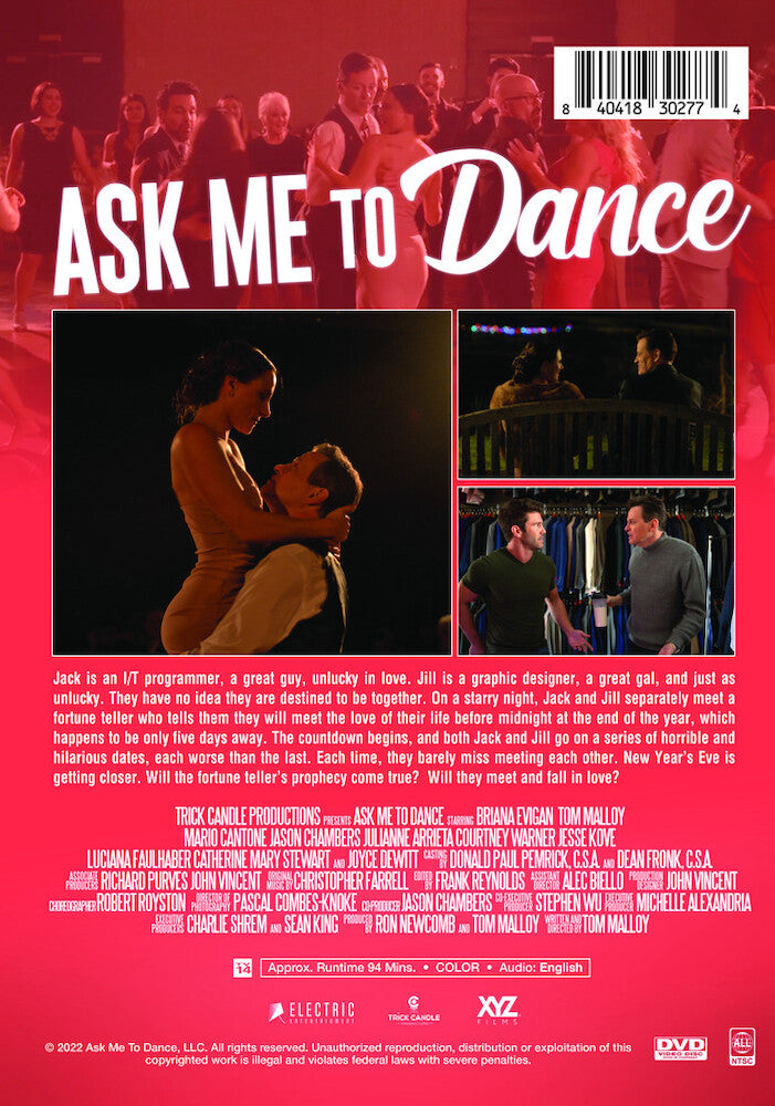 ask me to dance - Back Panel - DVD