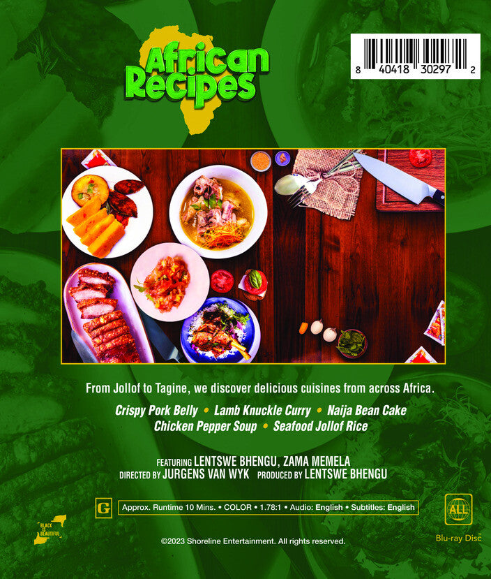 african recipes (5 episodes) - Back Panel - Blu-ray
