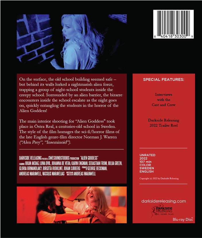 alien goddess - Back Panel - Blu-ray