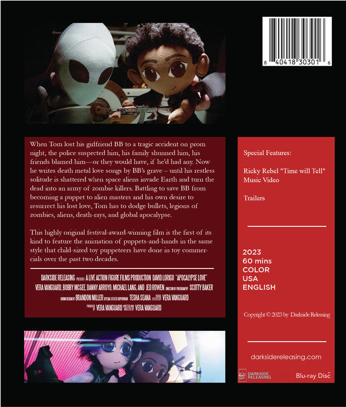 apocalypse love - Back Panel - Blu-ray