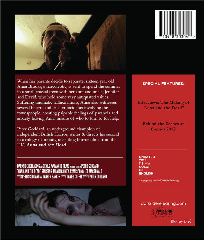 anna and the dead - Back Panel - Blu-ray