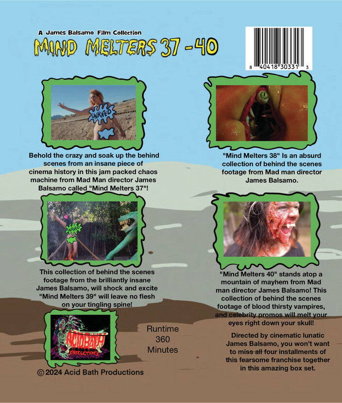 Monumental Melters: Mind Melters 37-40 - Back Panel - 