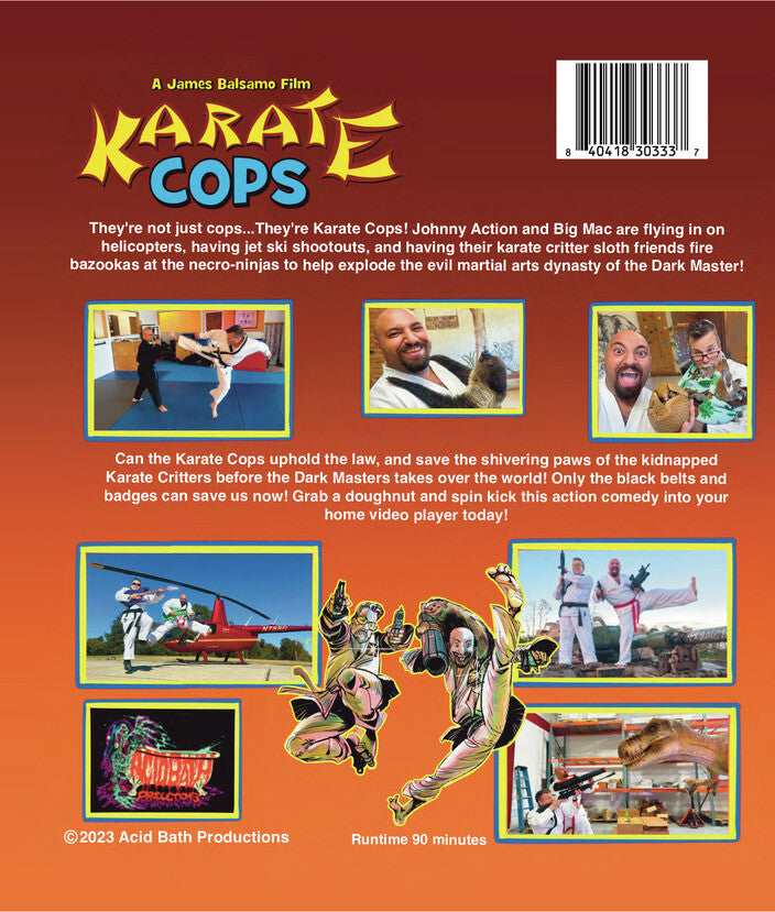 Karate Cops - Back Panel - 