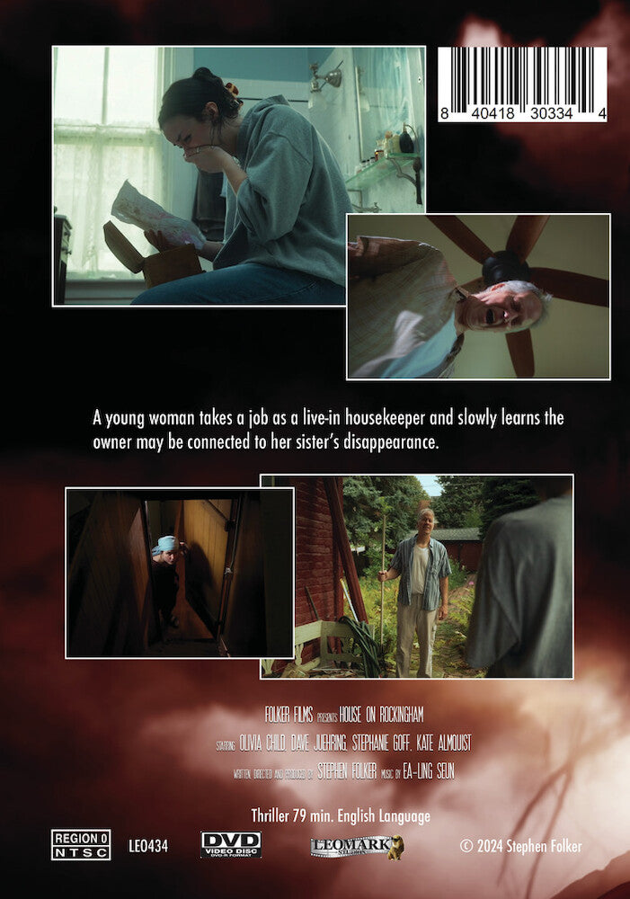house on rockingham - Back Panel - DVD