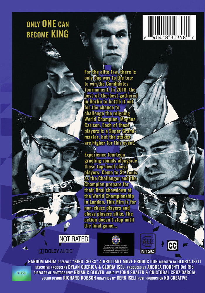 king chess - Back Panel - DVD
