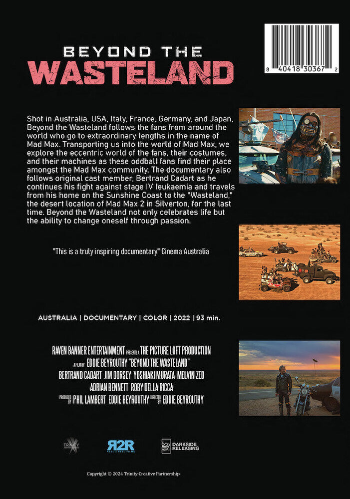 Beyond The Wasteland - Back Panel - 