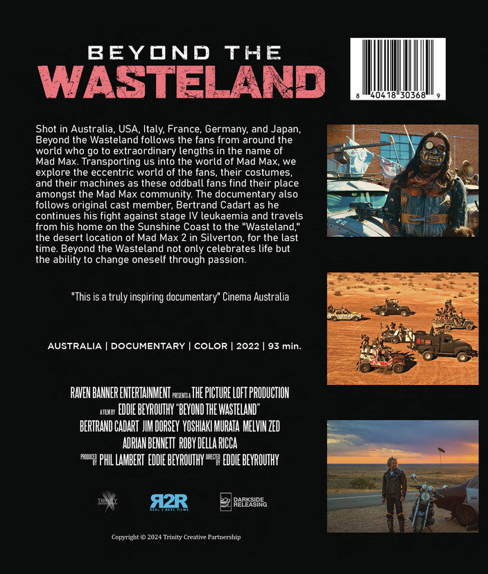 Beyond The Wasteland - Back Panel - 