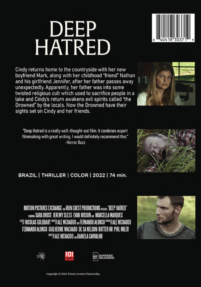 Deep Hatred - Back Panel - 