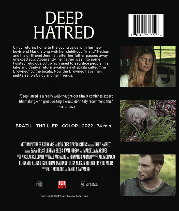 Deep Hatred - Back Panel - 