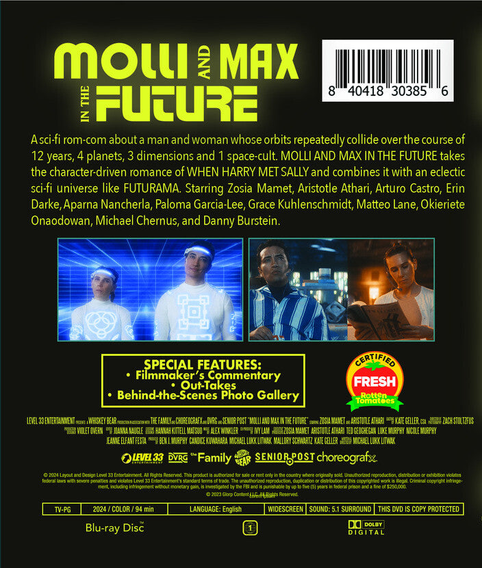 molli and max in the future - Back Panel - Blu-ray