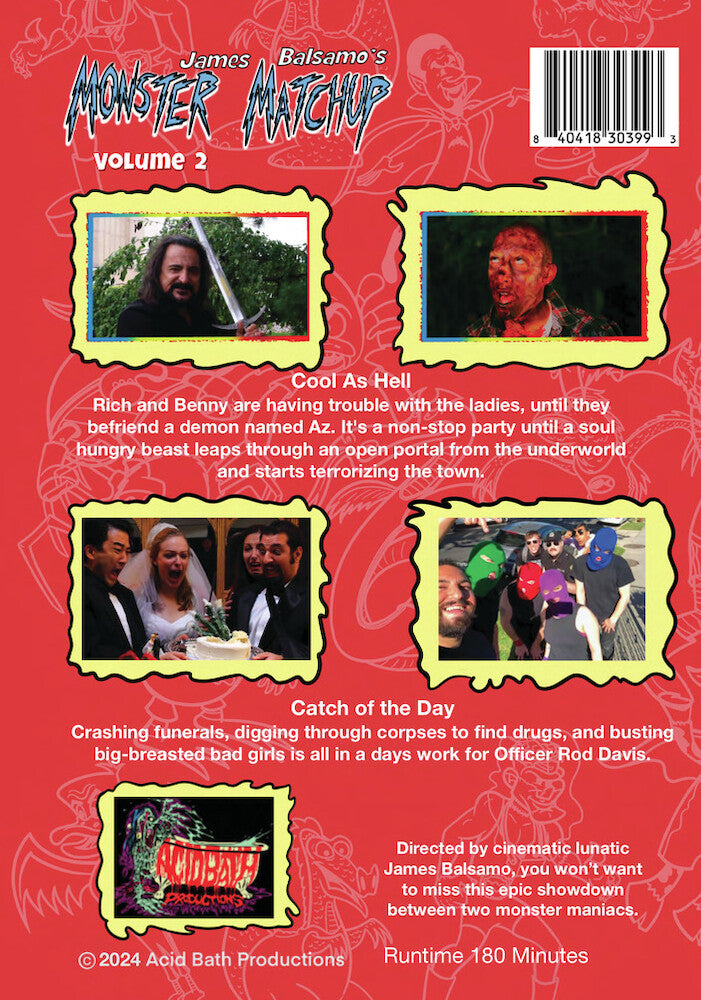 Monster Matchup - Volume 2 - Back Panel - 
