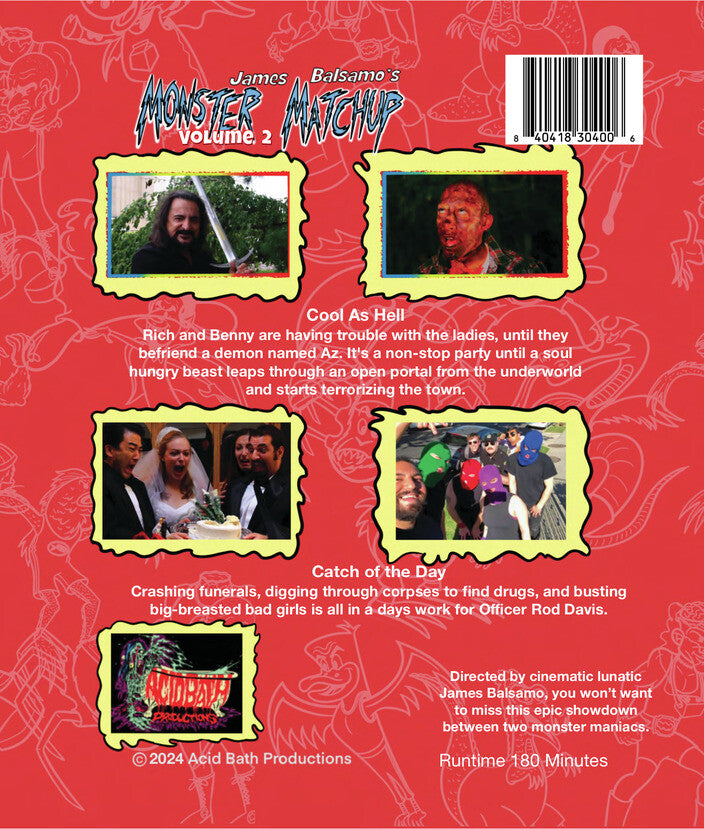 Monster Matchup - Volume 2 - Back Panel - 