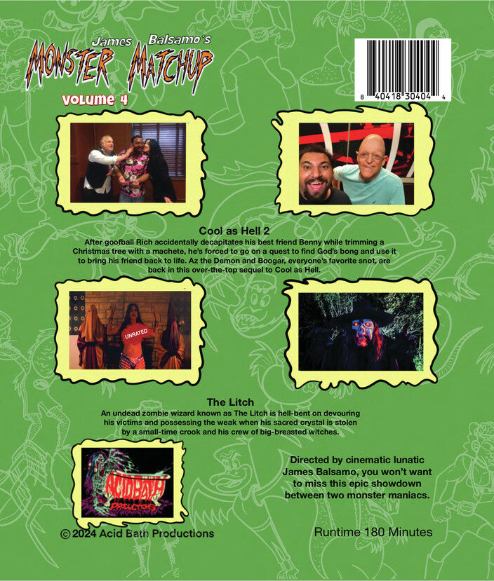 Monster Matchup - Volume 4 - Back Panel - 