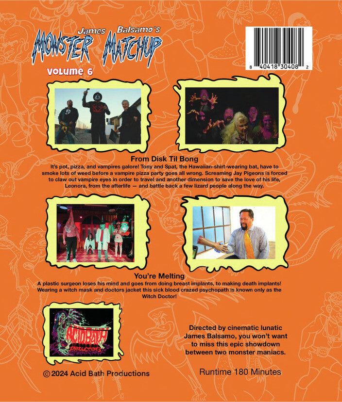 Monster Matchup - Volume 6 - Back Panel - 