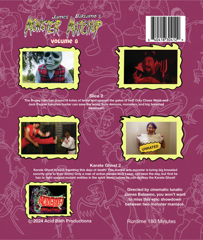 Monster Matchup - Volume 8 - Back Panel - 