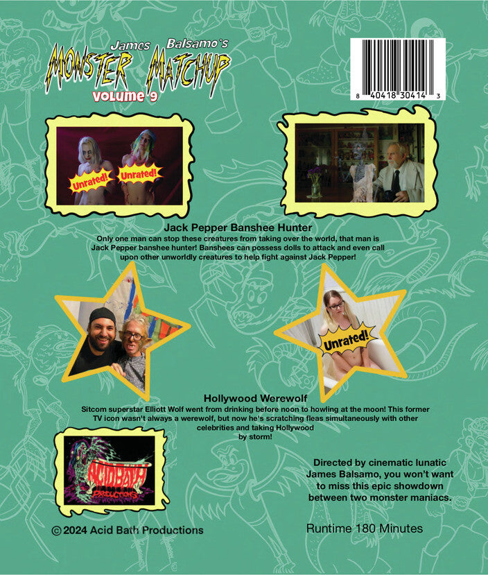Monster Matchup - Volume 9 - Back Panel - 