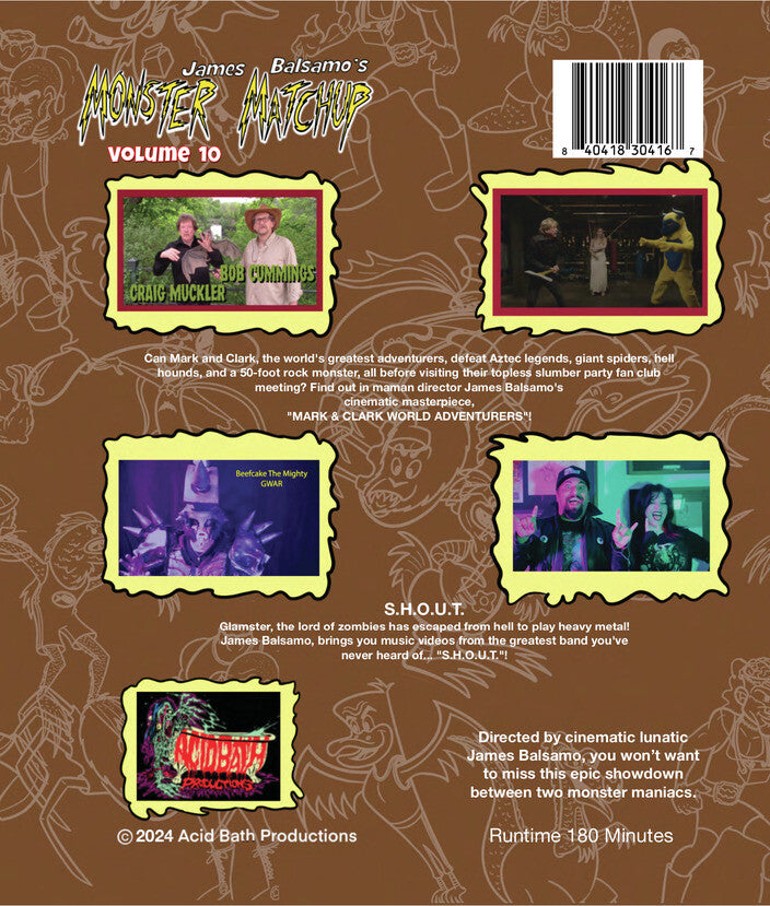 Monster Matchup - Volume 10 - Back Panel - 