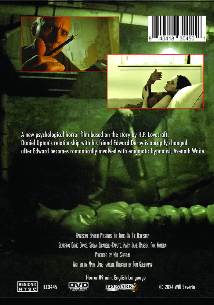 the thing on the doorstep - Back Panel - DVD