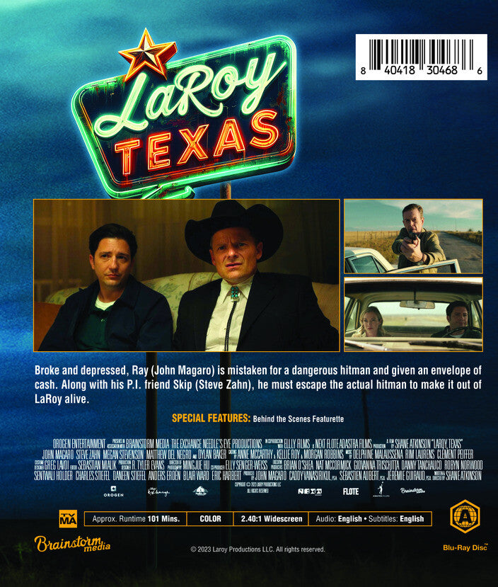 LaRoy, Texas - Back Panel - 