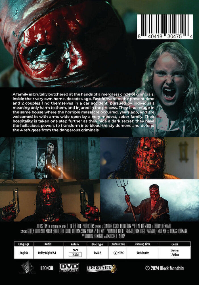 the key - Back Panel - DVD