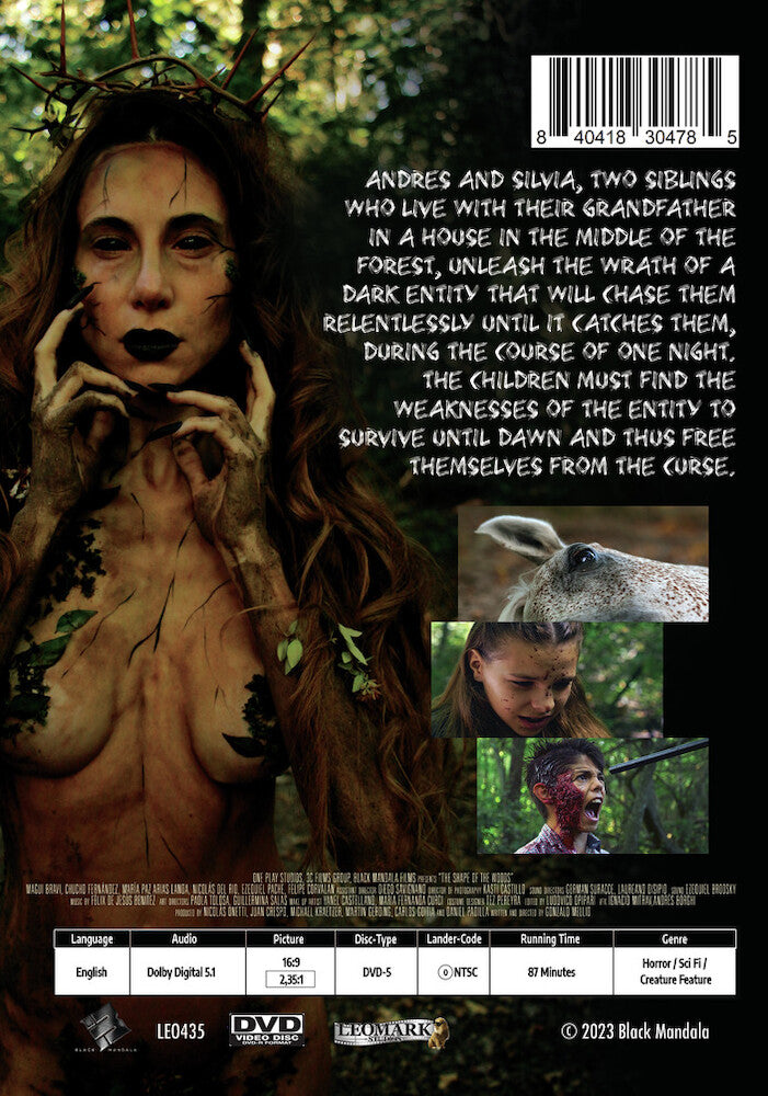 the shape of the woods - Back Panel - DVD