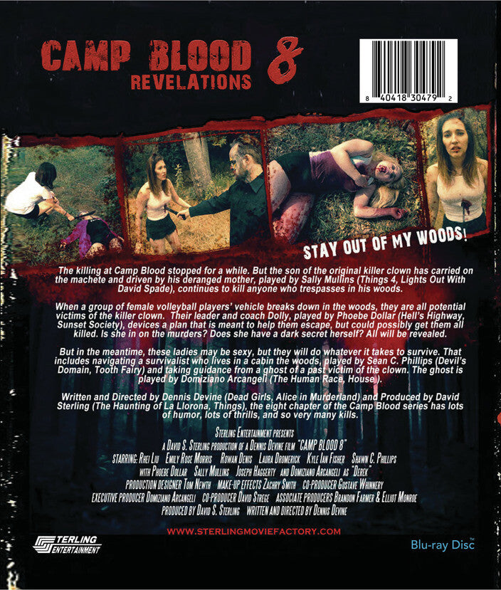 camp blood 8: revelations - Back Panel - Blu-ray