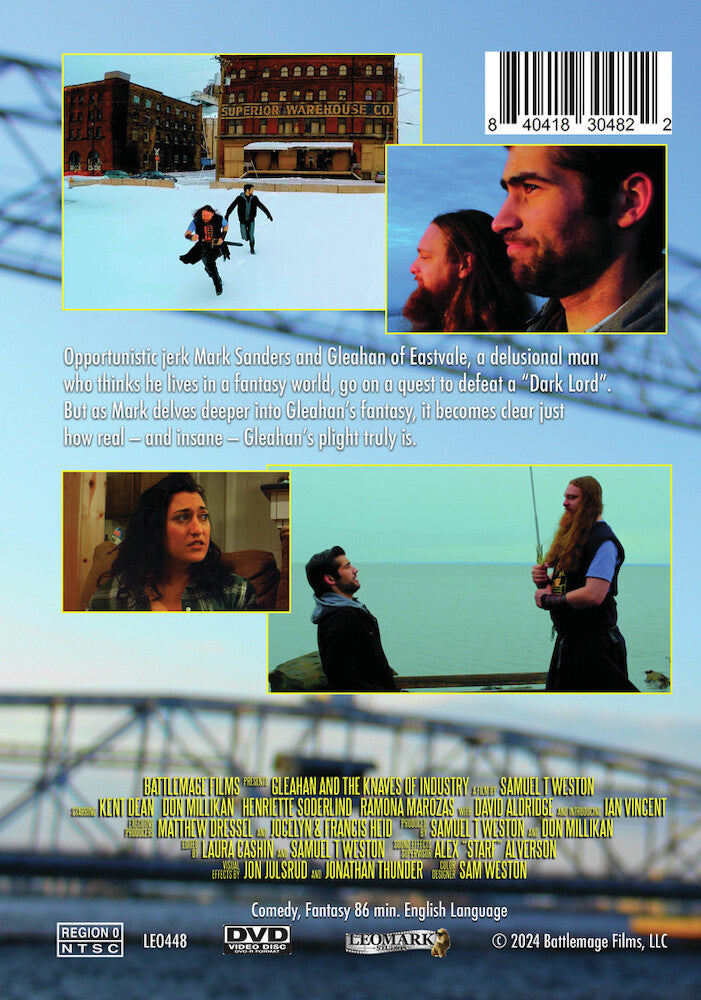 gleehan and the knaves of industry - Back Panel - DVD