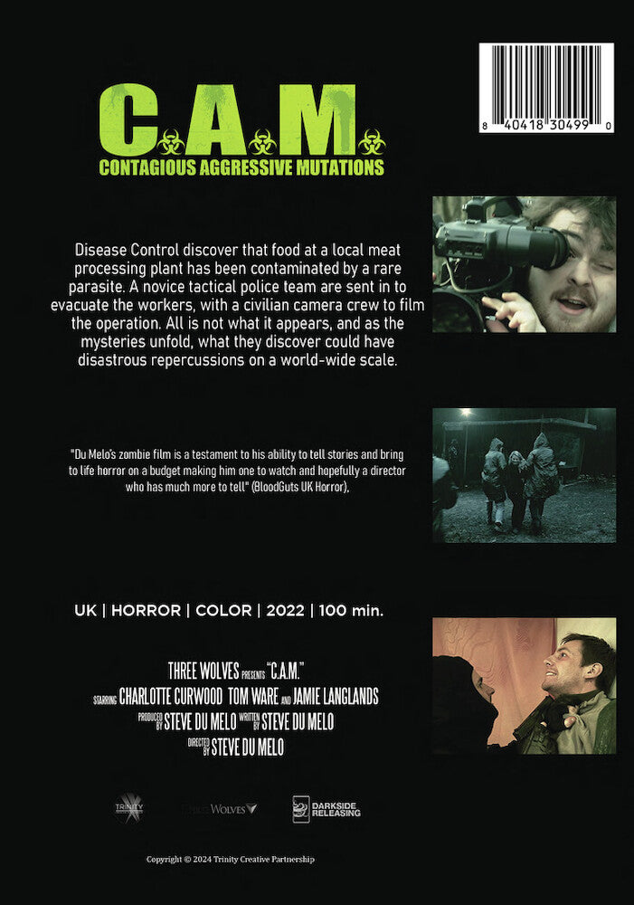 c.a.m. - Back Panel - DVD