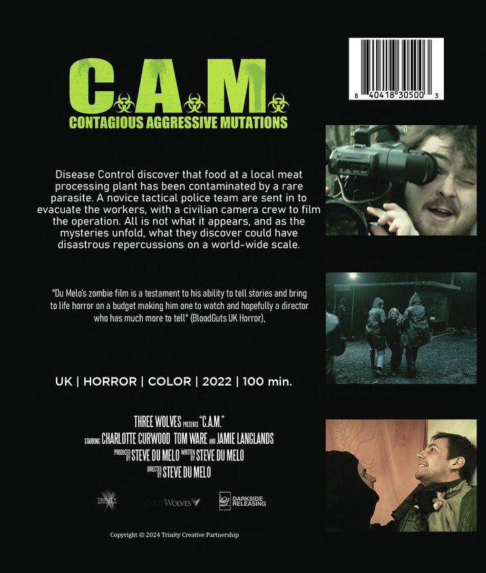 c.a.m. - Back Panel - Blu-ray