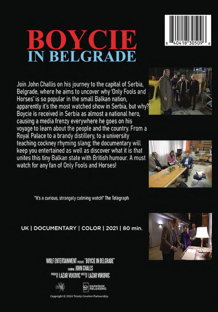 Boycie in Belgrade - Back Panel - 