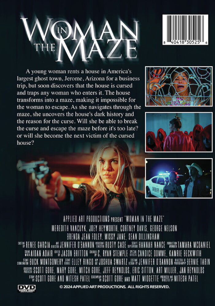 woman in the maze - Back Panel - DVD