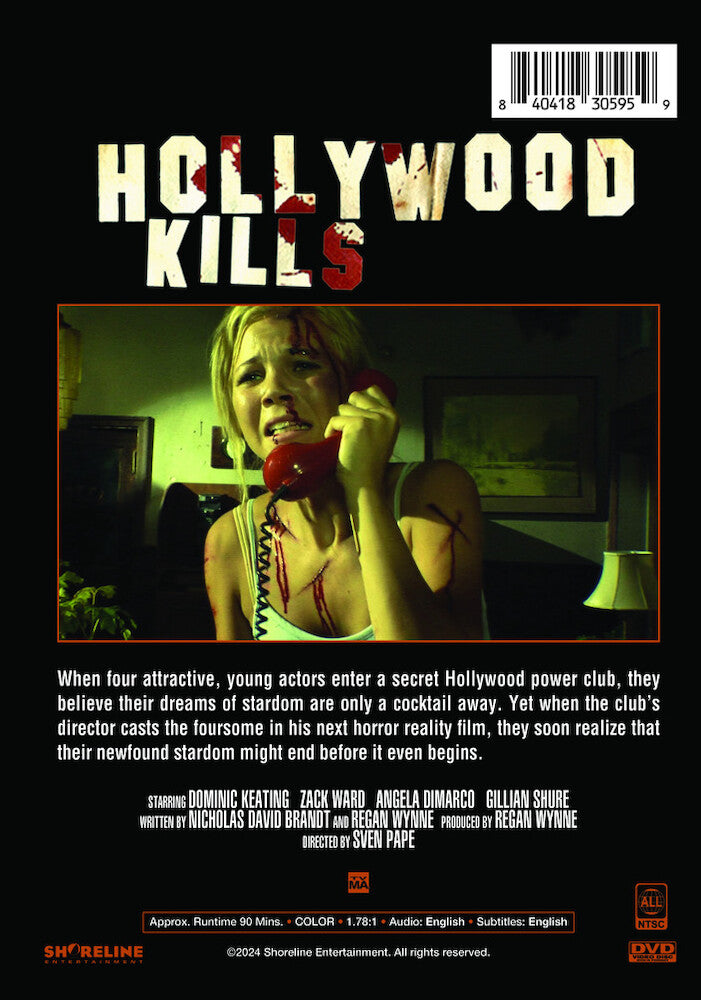 hollywood kills - Back Panel - DVD