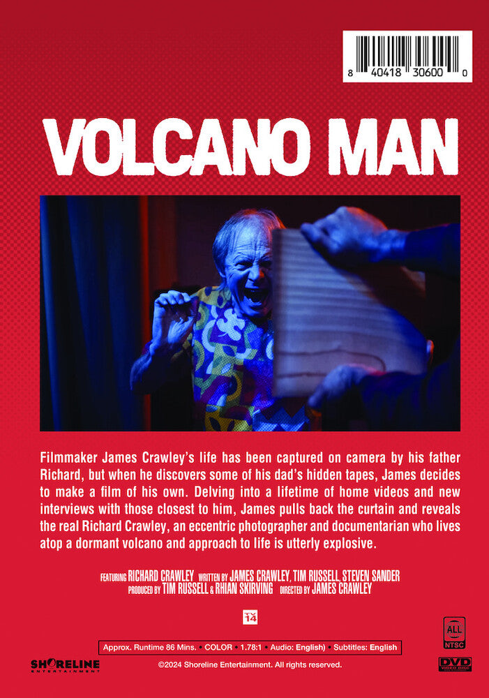 volcano man - Back Panel - DVD