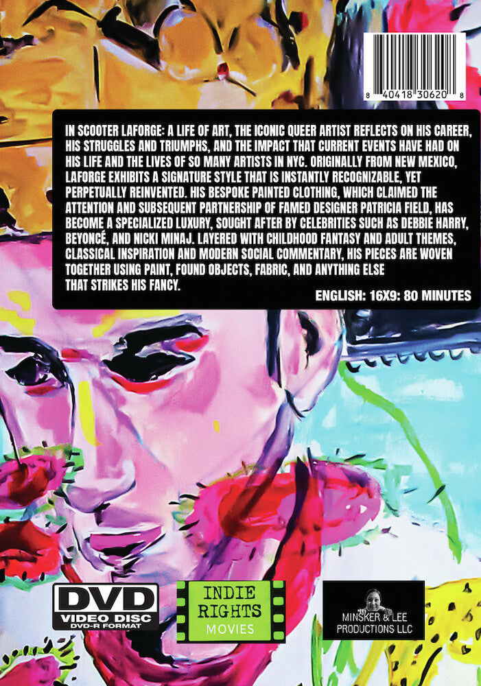 scooter laforge: a life of art - Back Panel - DVD