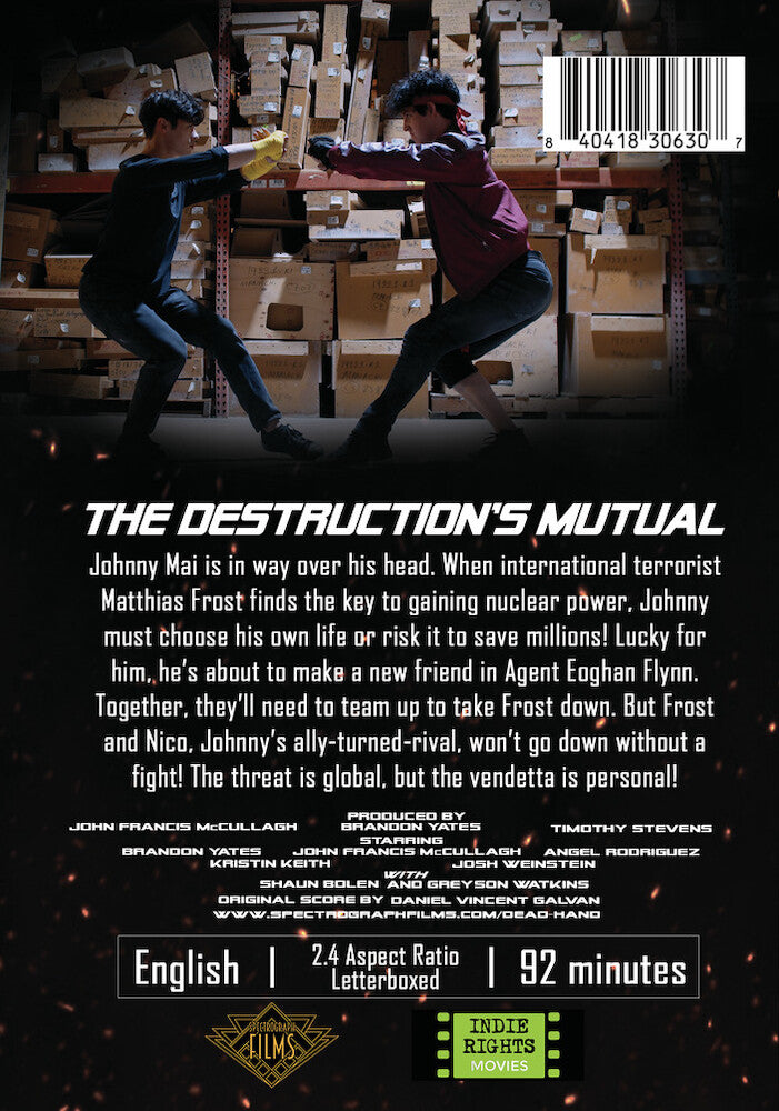 dead hand - Back Panel - DVD