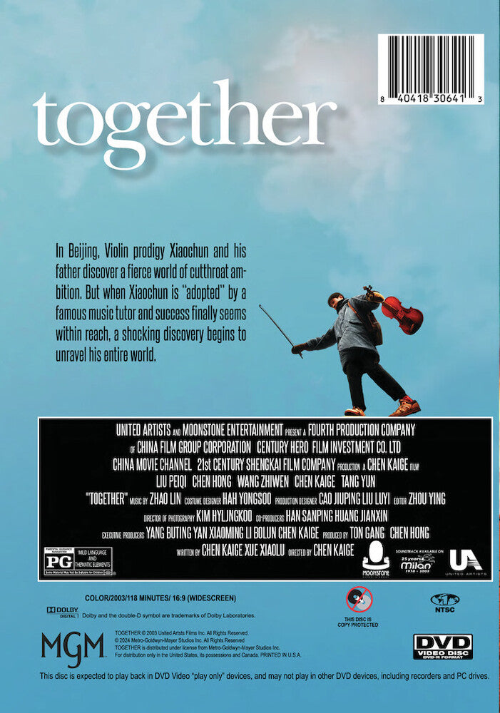 together (2003) - Back Panel - DVD